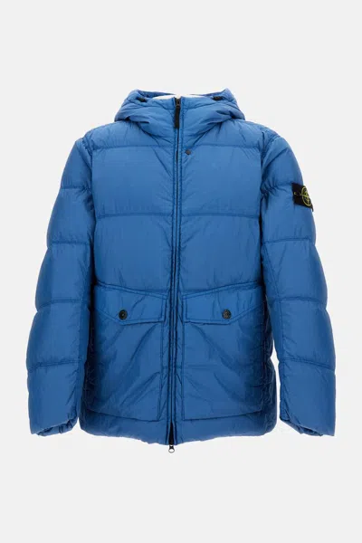 STONE ISLAND DOWN JACKET WITH RECYCLED NYLON