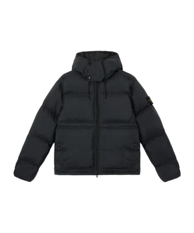STONE ISLAND STONE ISLAND DRAWSTRING HOODED PUFFER JACKET