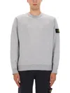 Stone Island Dpp - Organic Cotton Sweatshirt In Gray