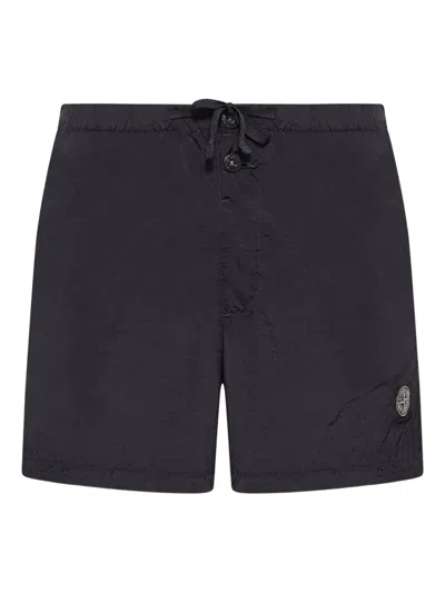 STONE ISLAND DRAWSTRING-FASTENING SHORTS