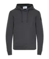 Stone Island Drawstring Hooded Sweatshirt In Gray