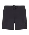Stone Island Drawstring-fastening Shorts In Black