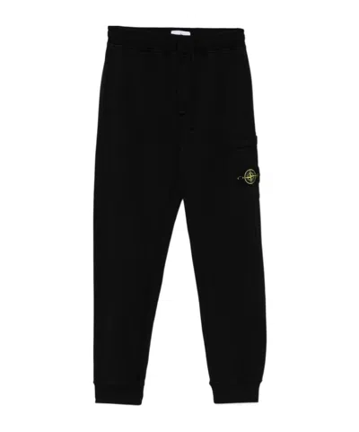 STONE ISLAND STONE ISLAND COMPASS PATCH DRAWSTRING TROUSERS