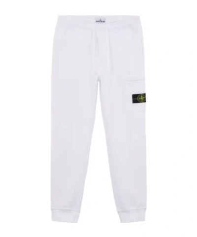 Stone Island Drawstring Sweatpants In White