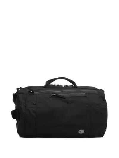 Stone Island Duffle Bag In Black