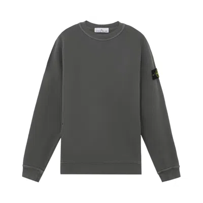 Pre-owned Stone Island Dyed Sweatshirt 'lead Grey' | Men's Size S In Gray