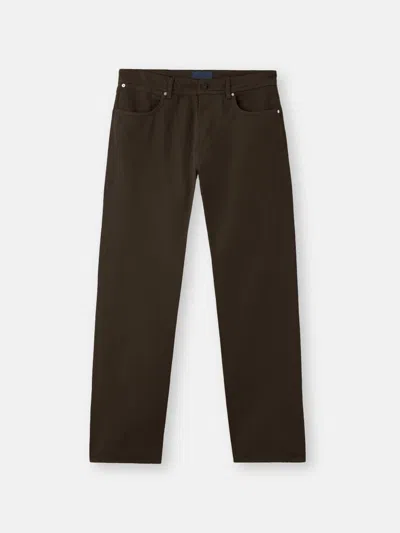 Stone Island E26 Trousers In Brown