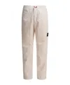 Stone Island Elastic Waist Casual Pants In Neutral