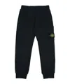 Stone Island Elastic Waist Casual Pants In Blue