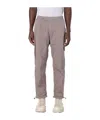 Stone Island Elastic Waist Casual Pants In Pink