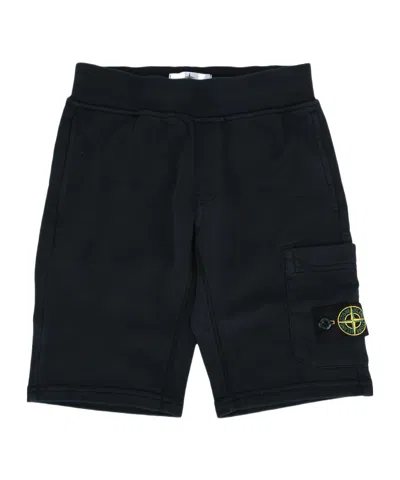 STONE ISLAND ELASTIC WAIST SHORTS