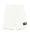 Stone Island Elastic Waist Shorts In White