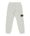 Stone Island Elastic Waist Sweatpants In Blue