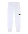 Stone Island Elastic Waist Sweatpants In White