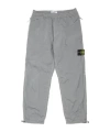 Stone Island Elastic Waist Trousers In Gray