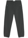 Stone Island Elasticated-ankle Track Pants In Grau