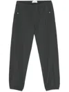 Stone Island Elasticated-ankle Track Pants In Grey