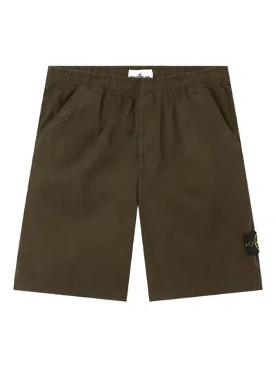Stone Island L100008 Mil-spec Stretch Ripstop-tc In Brown