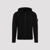 Stone Island Blouson À Capuche In Black
