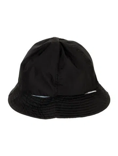 Pre-owned Stone Island Embroidered Bucket Hat W/tags In Black