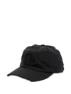 Stone Island Embroidered-logo Baseball Cap In Black
