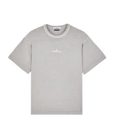 Stone Island Short Sleeve T-shirt Grey Cotton