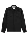 Stone Island Embroidered-logo Star-detail Jacket In Black