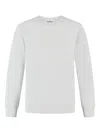 Stone Island Embroidered-logo Sweatshirt In White