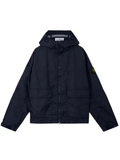 Stone Island Essence Of Contemporary Outerwear - Ss26 Edition In Blue