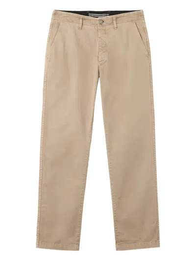 Stone Island Chino Cotton Pants In Neutral