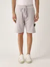 Stone Island Felpa Bermuda Bermuda In Gray