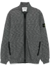 Stone Island Jersey-fleece Sweatshirt In Grey