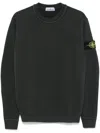 Stone Island Round Neck Jumper In Blue