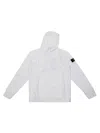 Stone Island Felpa Hoodie Color In White