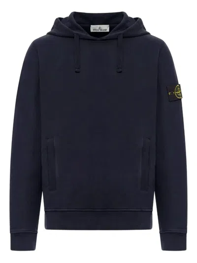 STONE ISLAND BRUSHED ORGANIC COTTON FLEECE HOODIE