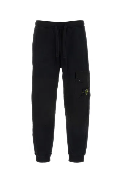 Stone Island Felpa Pantalon-s Nd  Male In Black