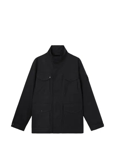 Stone Island Field Jacket In Black