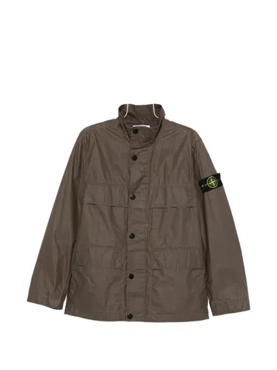 Stone Island "field" Jacket In Brown