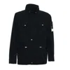 Stone Island Field Jacket Micro Twill In Black