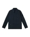 Stone Island Field Jacket With Soft Feel And Anti-drop In Blue