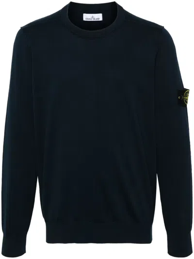 STONE ISLAND FINE-KNIT COTTON JUMPER