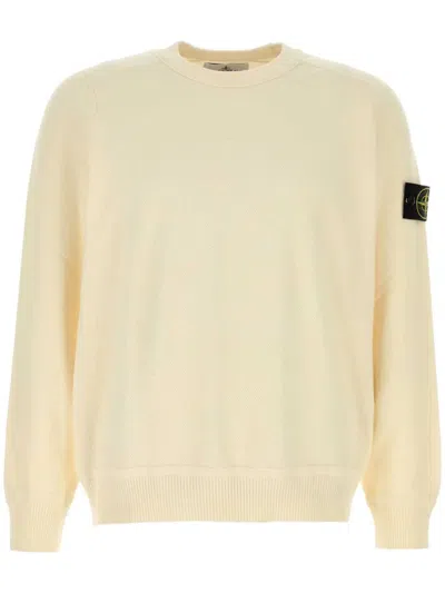 STONE ISLAND FINE-KNIT COTTON SWEATER
