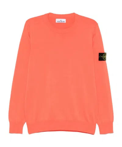 STONE ISLAND STONE ISLAND COMPASS PATCH CREWNECK JUMPER