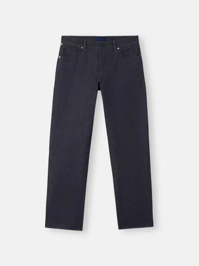 Stone Island J100006 Indigo Denim-rinsed Jeans In Black