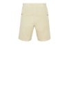 Stone Island Fleece Bermuda Shorts Beige Cotton In Beige