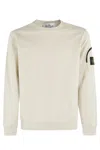 Stone Island Logo Sweatshirt In Neutrals
