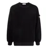 Stone Island Cotton Sweatshirt In Black