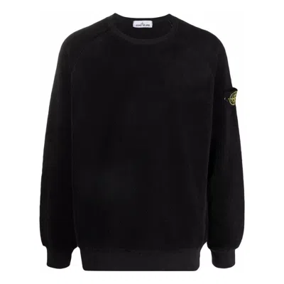 Stone Island Fleece Crewneck Sweatshirt 'black'