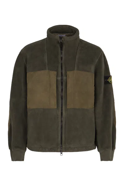 STONE ISLAND STONE ISLAND FLEECE JACKET