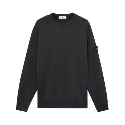 Pre-owned Stone Island Fleece Sweatshirt 'lead Grey' | Men's Size Xxl In Gray